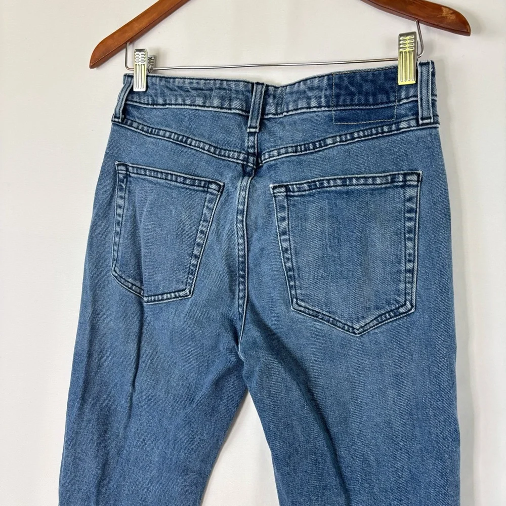 AMO Chloe Crop Straight Jeans You Are Loved Size 28‎